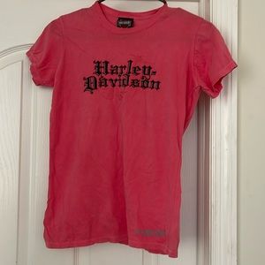 Women’s angel wings Harley Davidson Tee